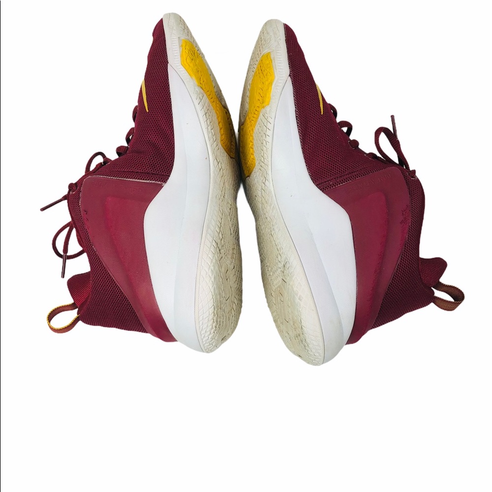 NIKE LEBRON ZOOM WITNESS CAVALIERS WINE sz Y7 - Picture 9 of 10